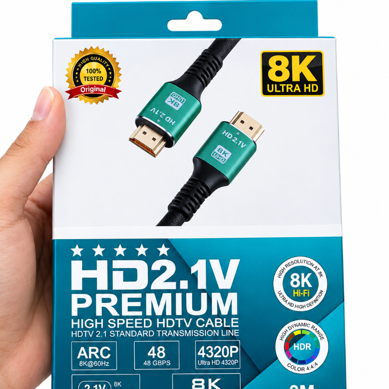 کێبڵی HDMI 4K کوالێتی زۆر بەرز
